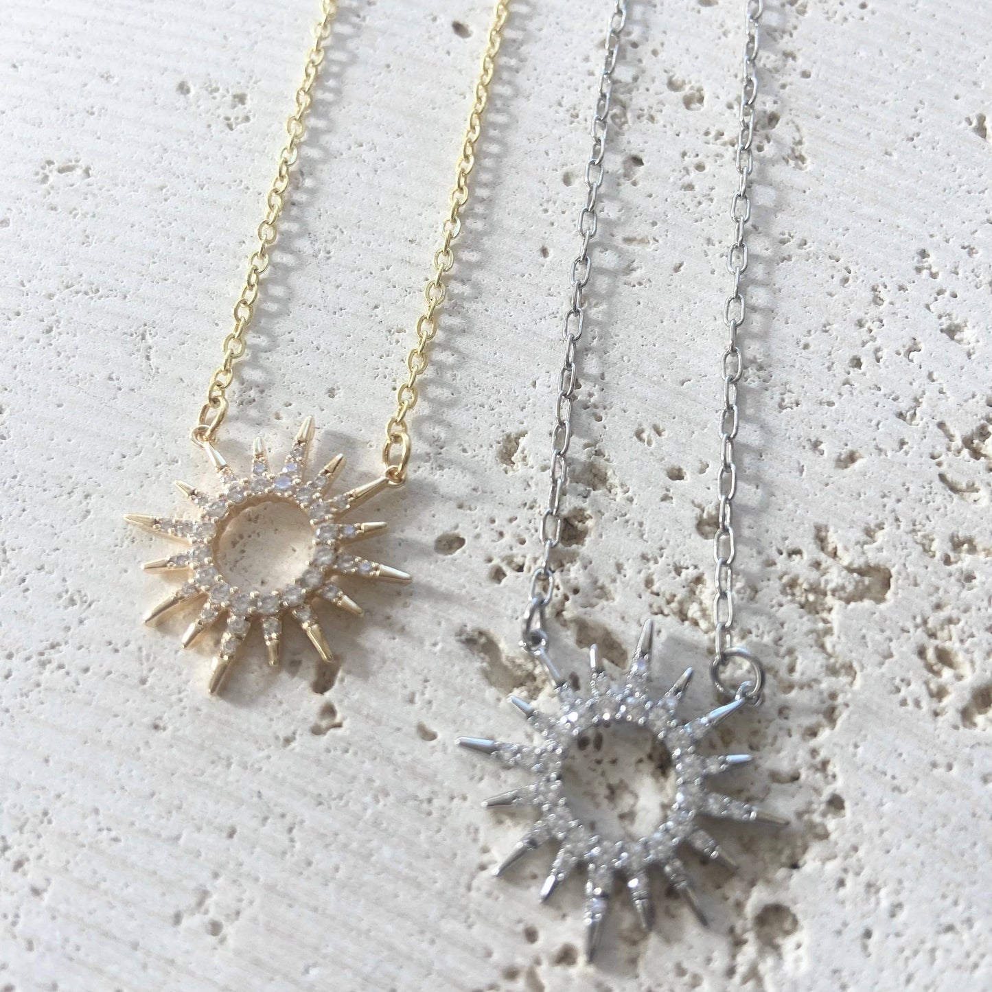 Sun celestial necklace
