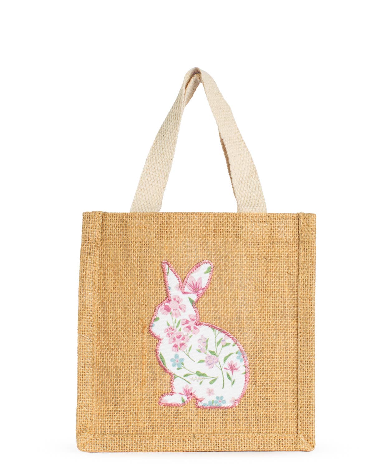 Willow Bunny Petite Gift Tote Natural/Pink