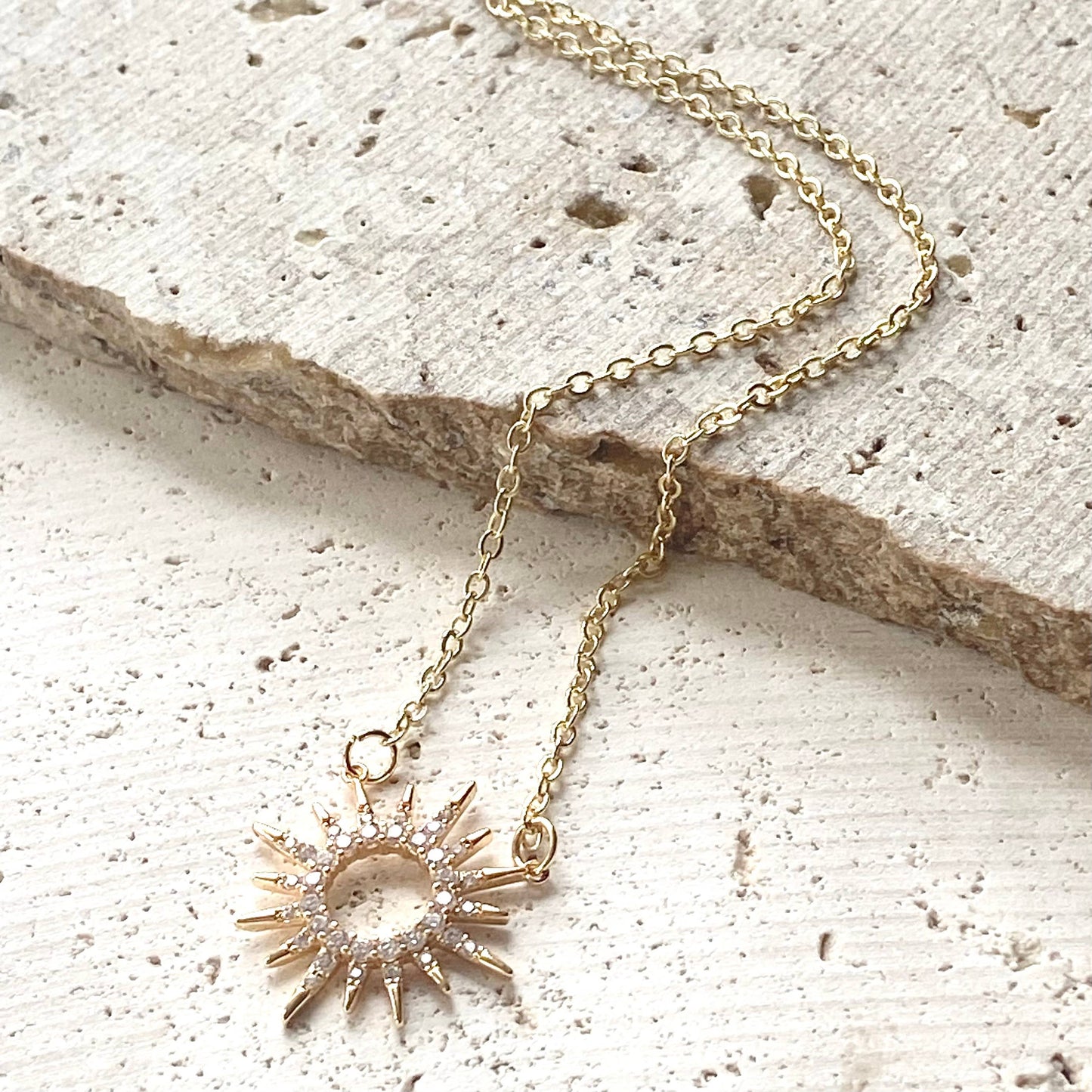 Sun celestial necklace
