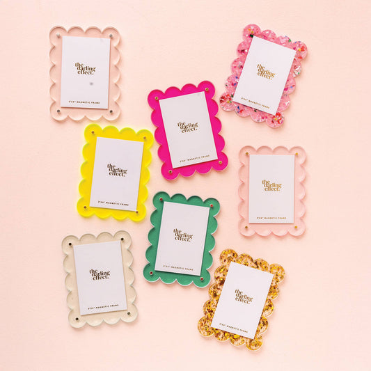 Mini Acrylic Picture Frame Magnet Various colors