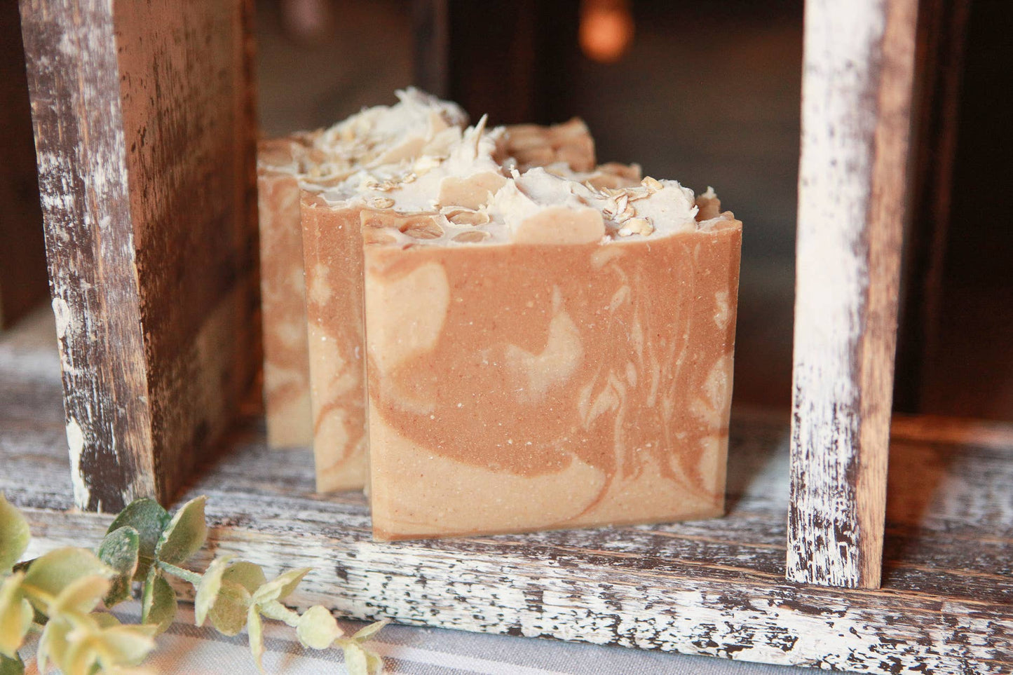 Oatmeal, Goats Milk & Honey Artisan Soap, Premium Fragrance