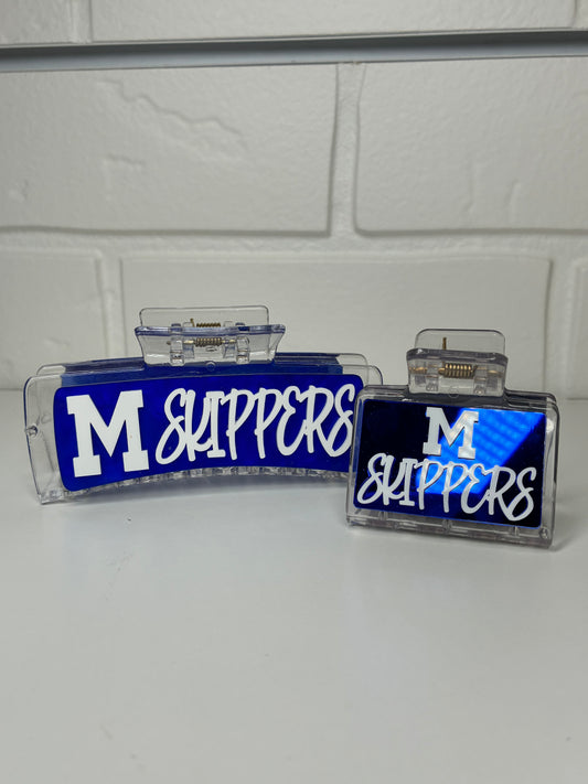 MHS Skippers Hair Clip