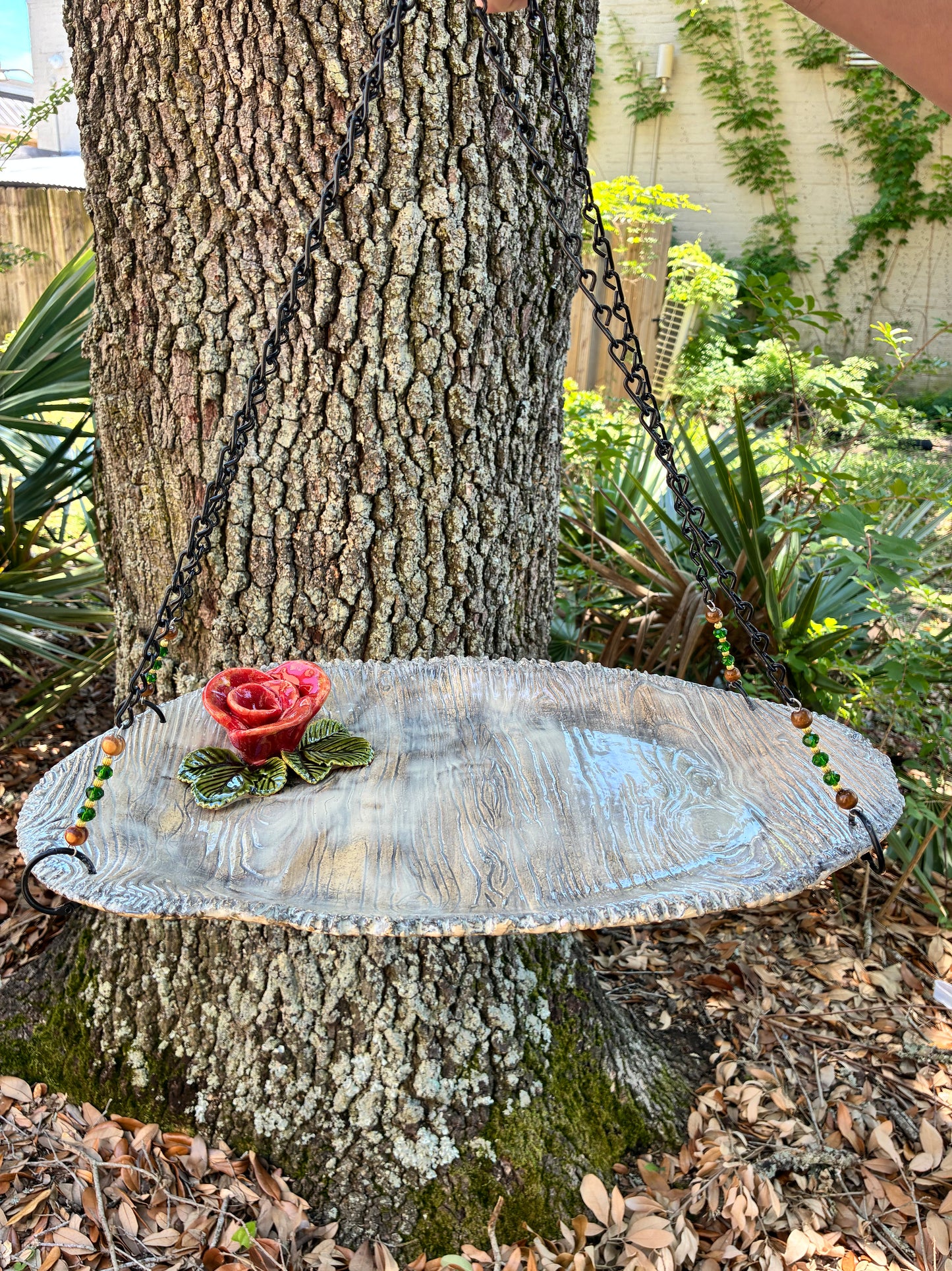 Rose faux wood