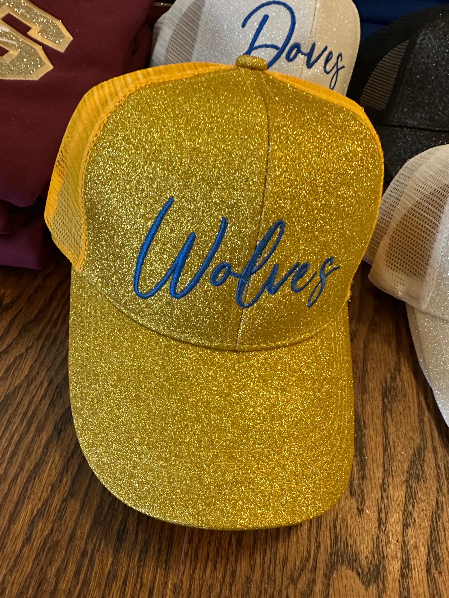 St Paul's WOLVES Glitter Embroidery Baseball Cap