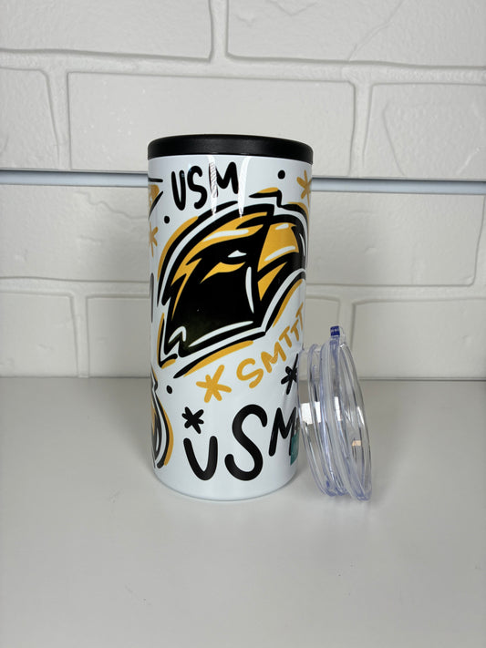 USM Eagles Slim Can Cooler
