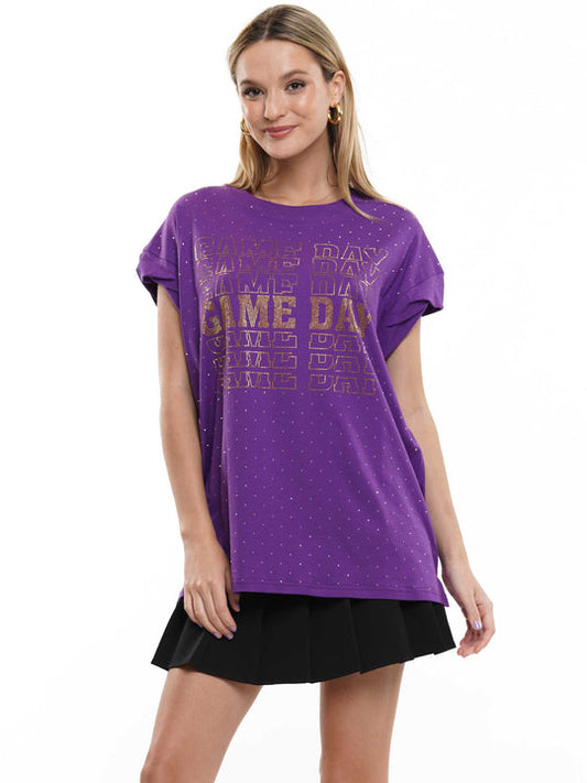 Purple and Gold Got Fix Game Day Top