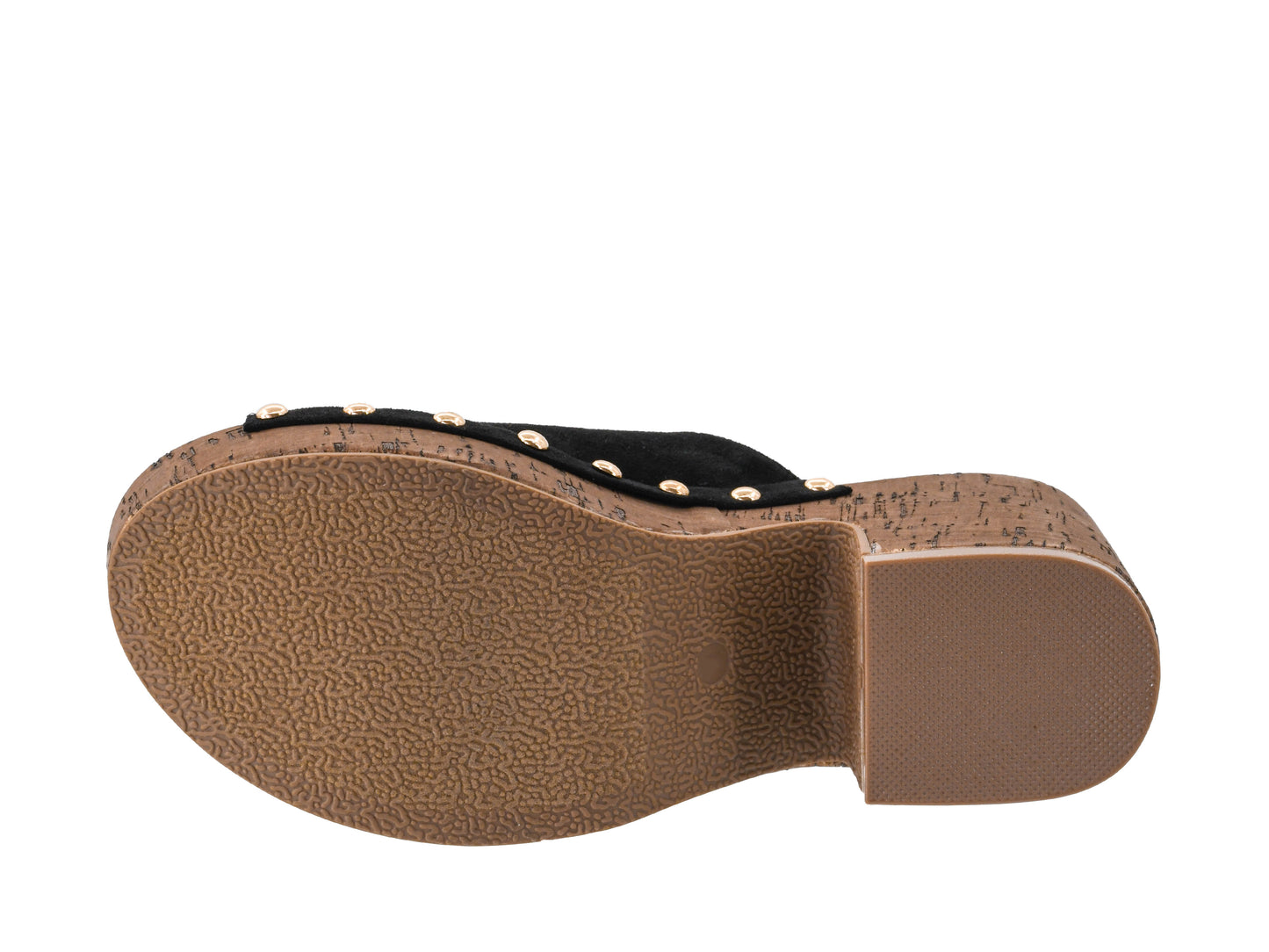 Corkys Gaslight Black Block Heel Mule