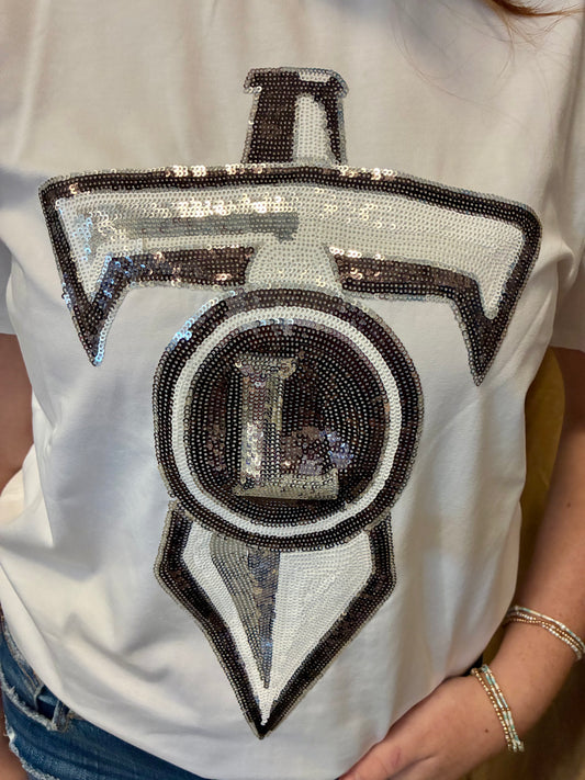 Titans Sword Sequined Shirt