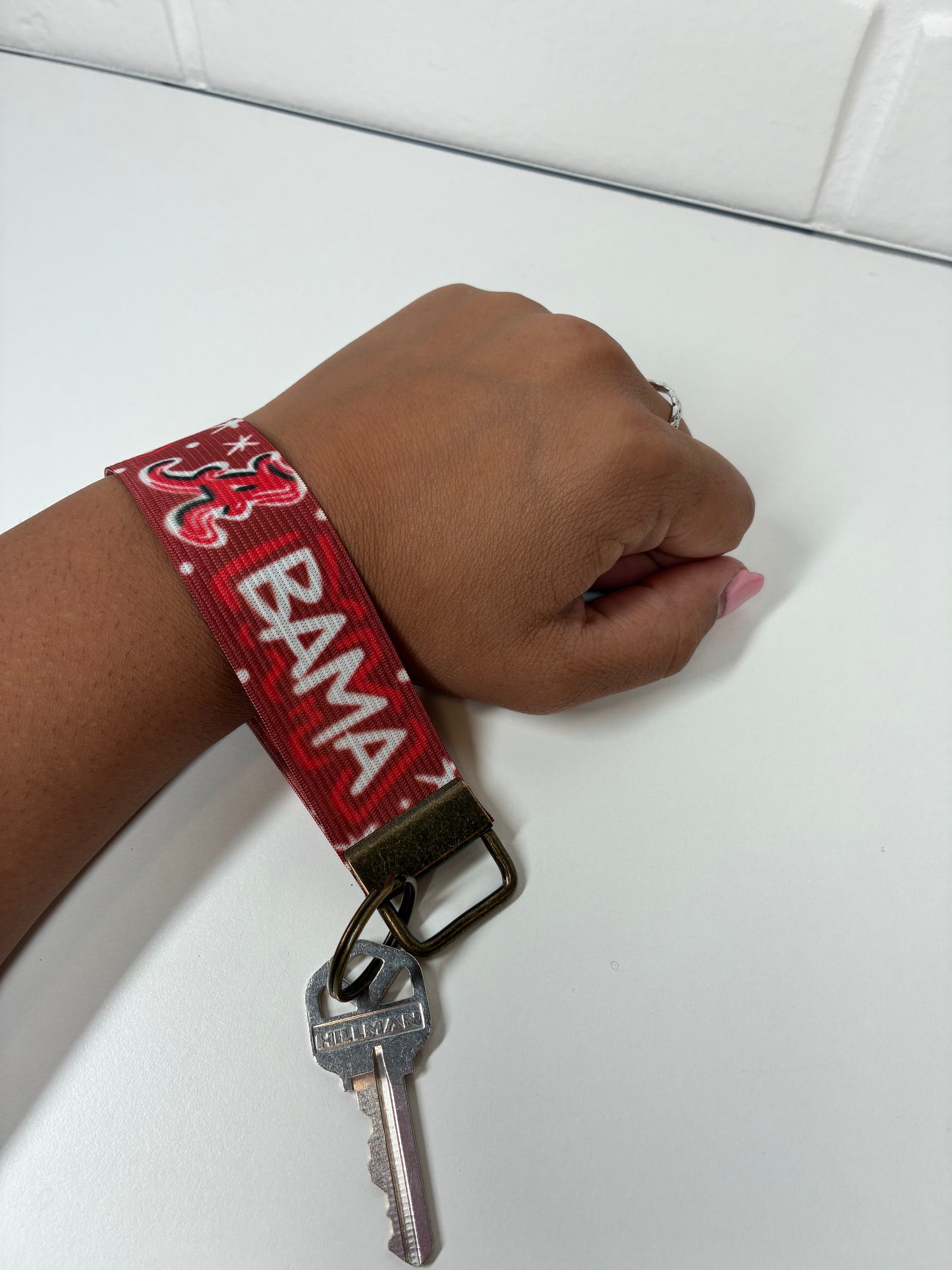 Bama Wristlet Key Chain