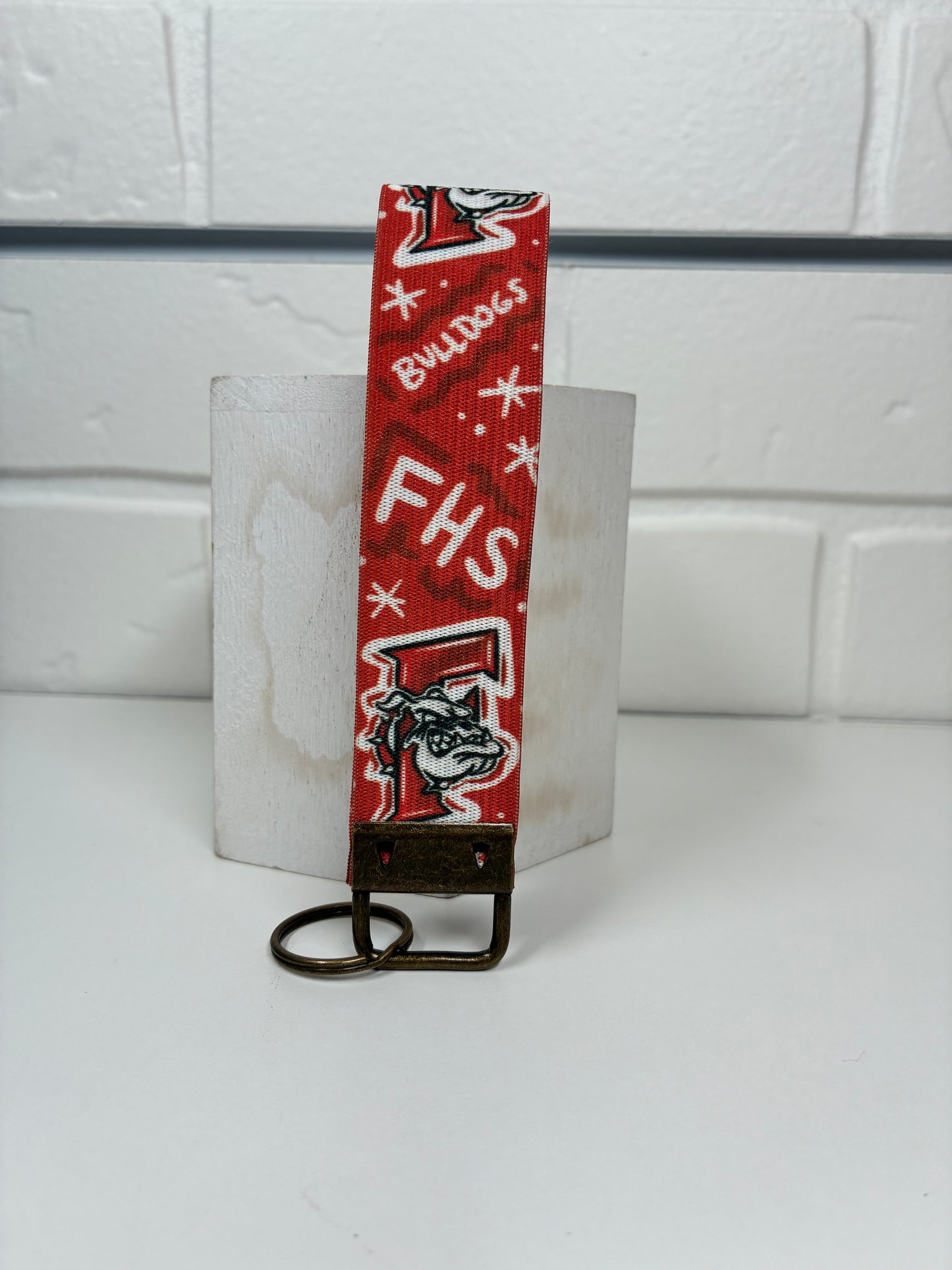 FHS Bulldogs Wristlet Key Chain