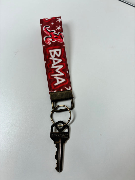 Bama Wristlet Key Chain