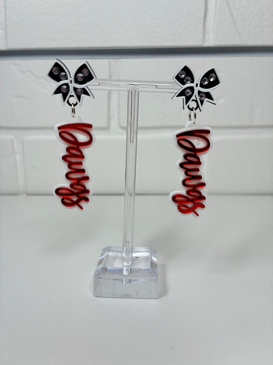 FHS Bulldogs Dangle Earrings