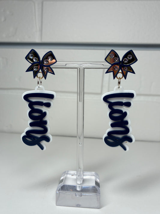 CHS Lions Dangle Earrings