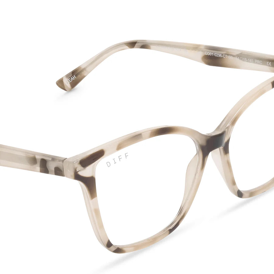 Leah Cream Tortoise Blue-Light Readers