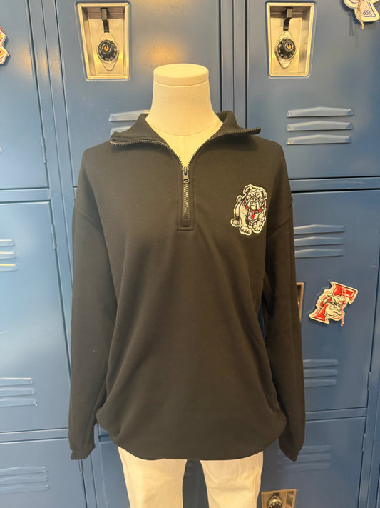 Bulldog Premium Ladies Half zip Drawstring Pullover