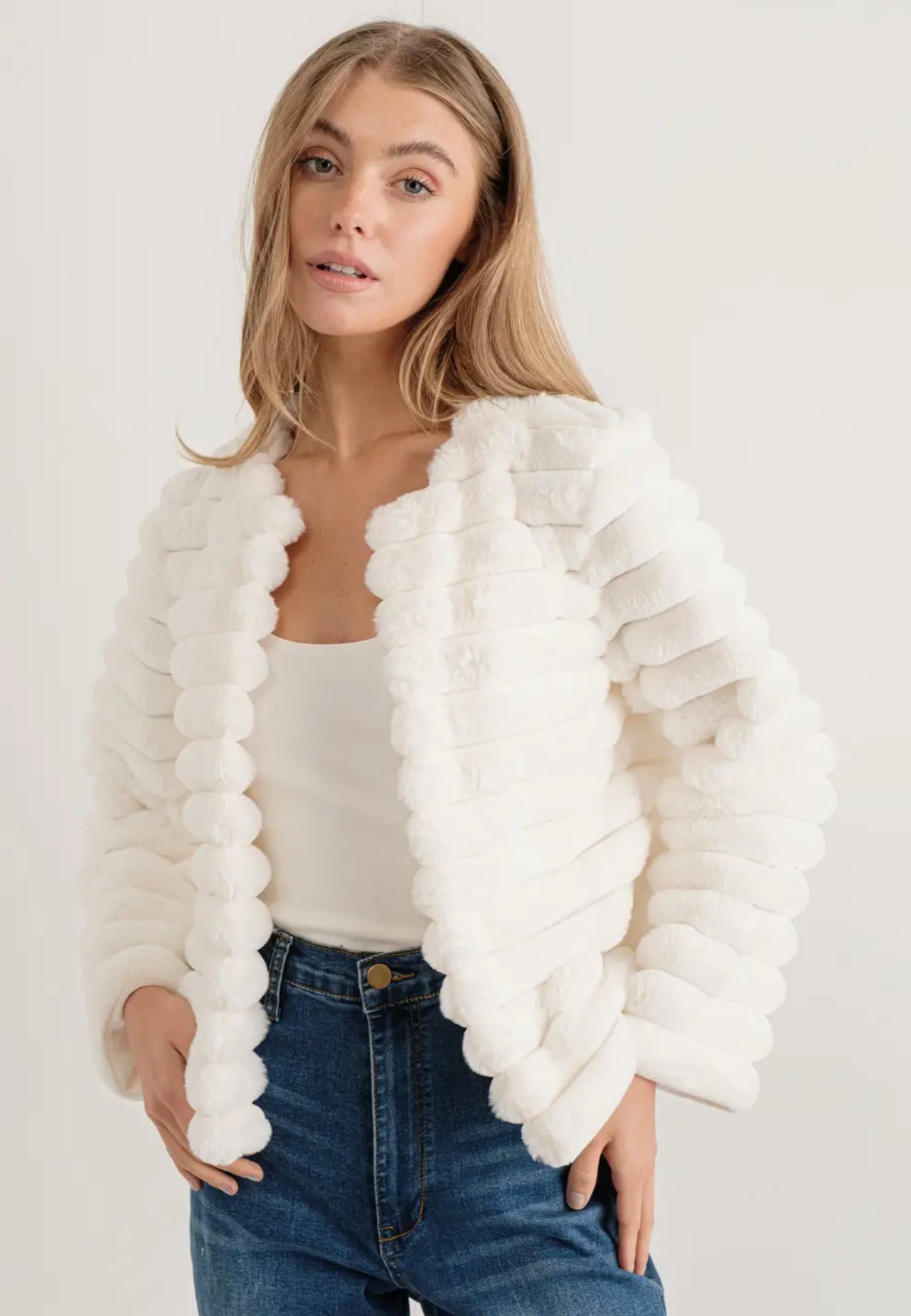 CC Faux Fur Coat
