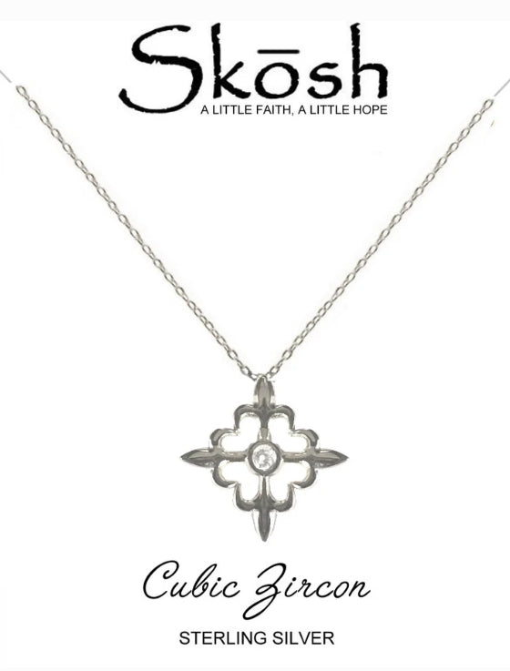The Fleur Cross Pendant