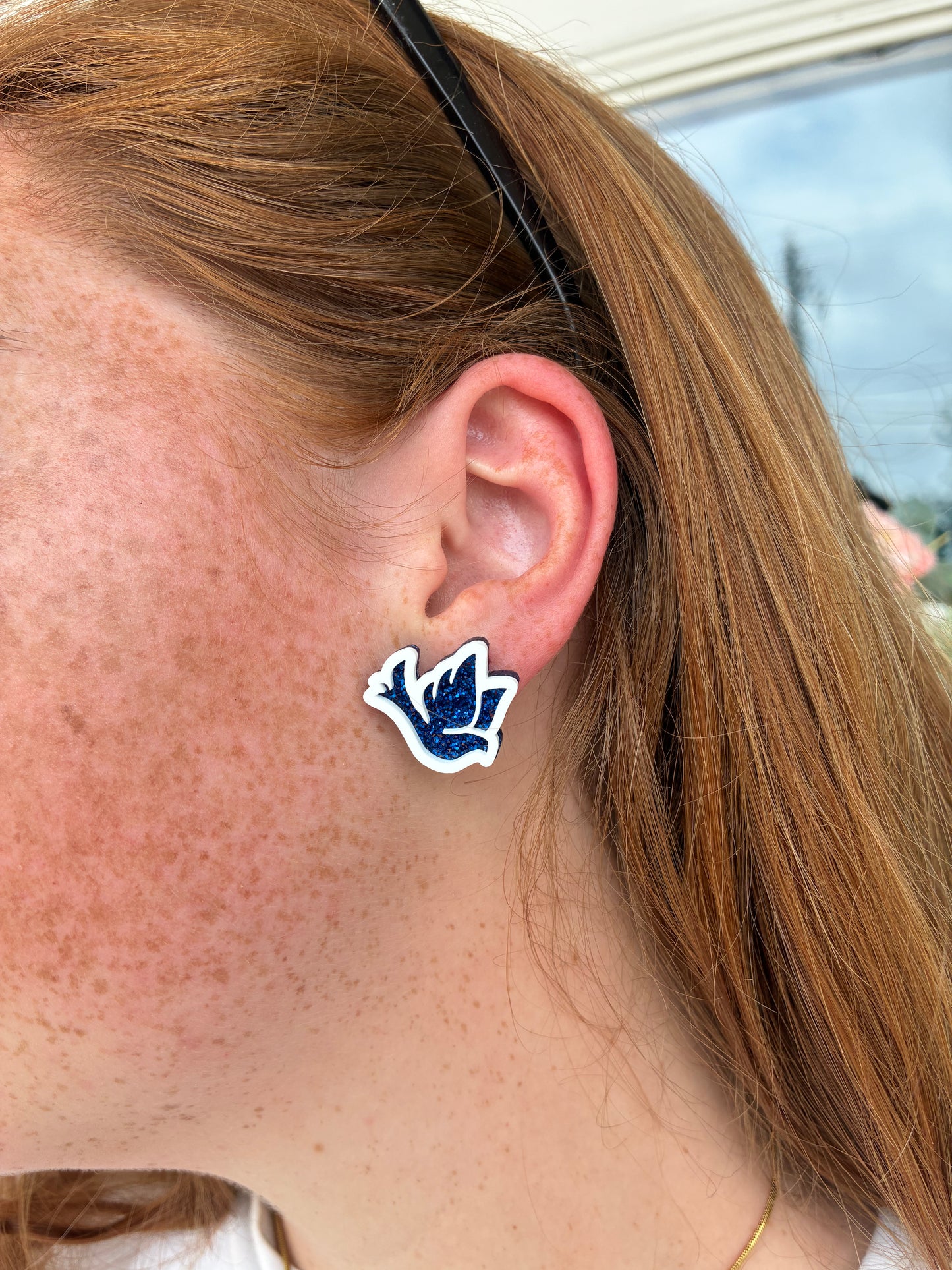 Classic Doves Stud Earrings