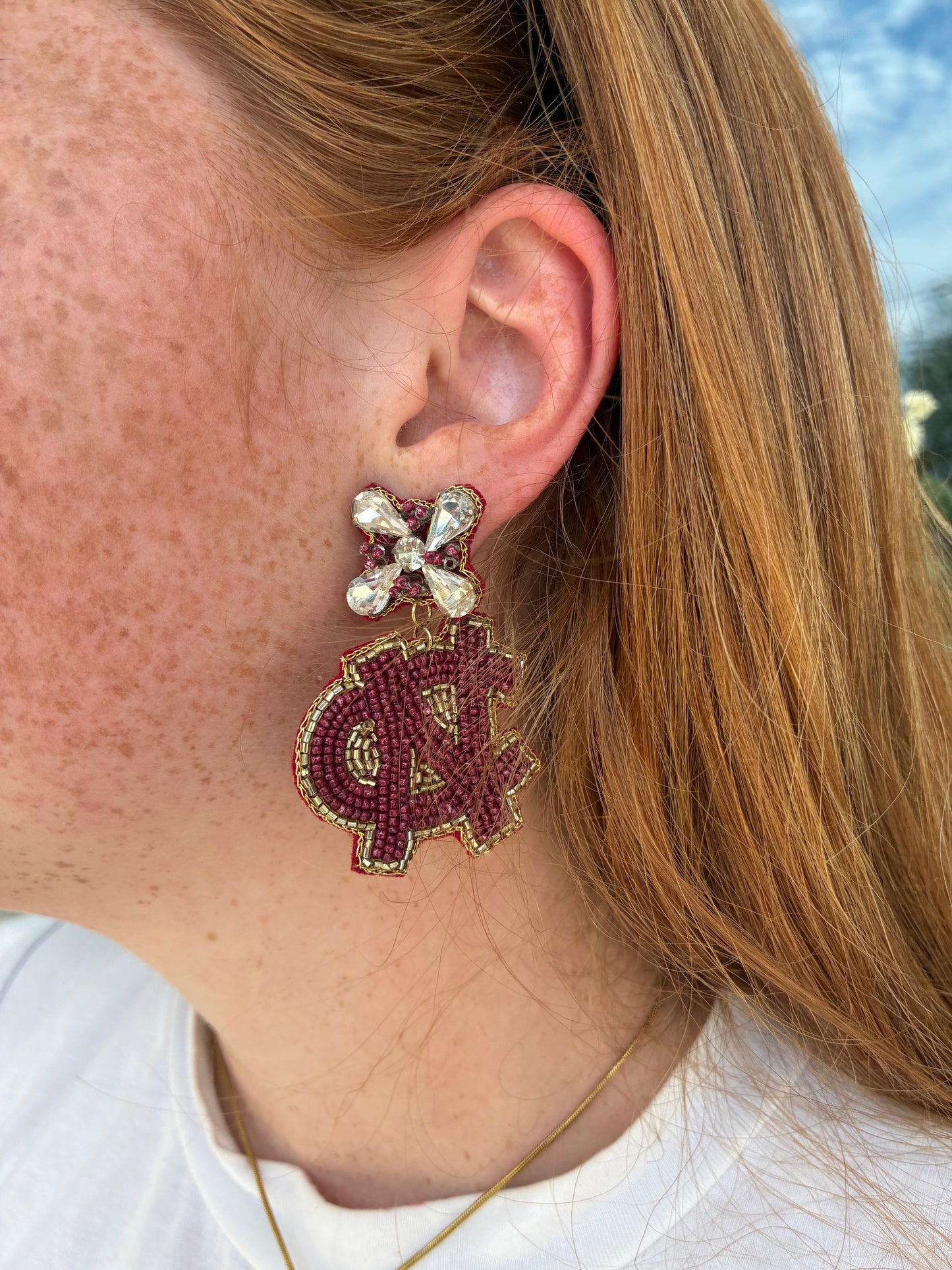 CC Wolverines Earrings