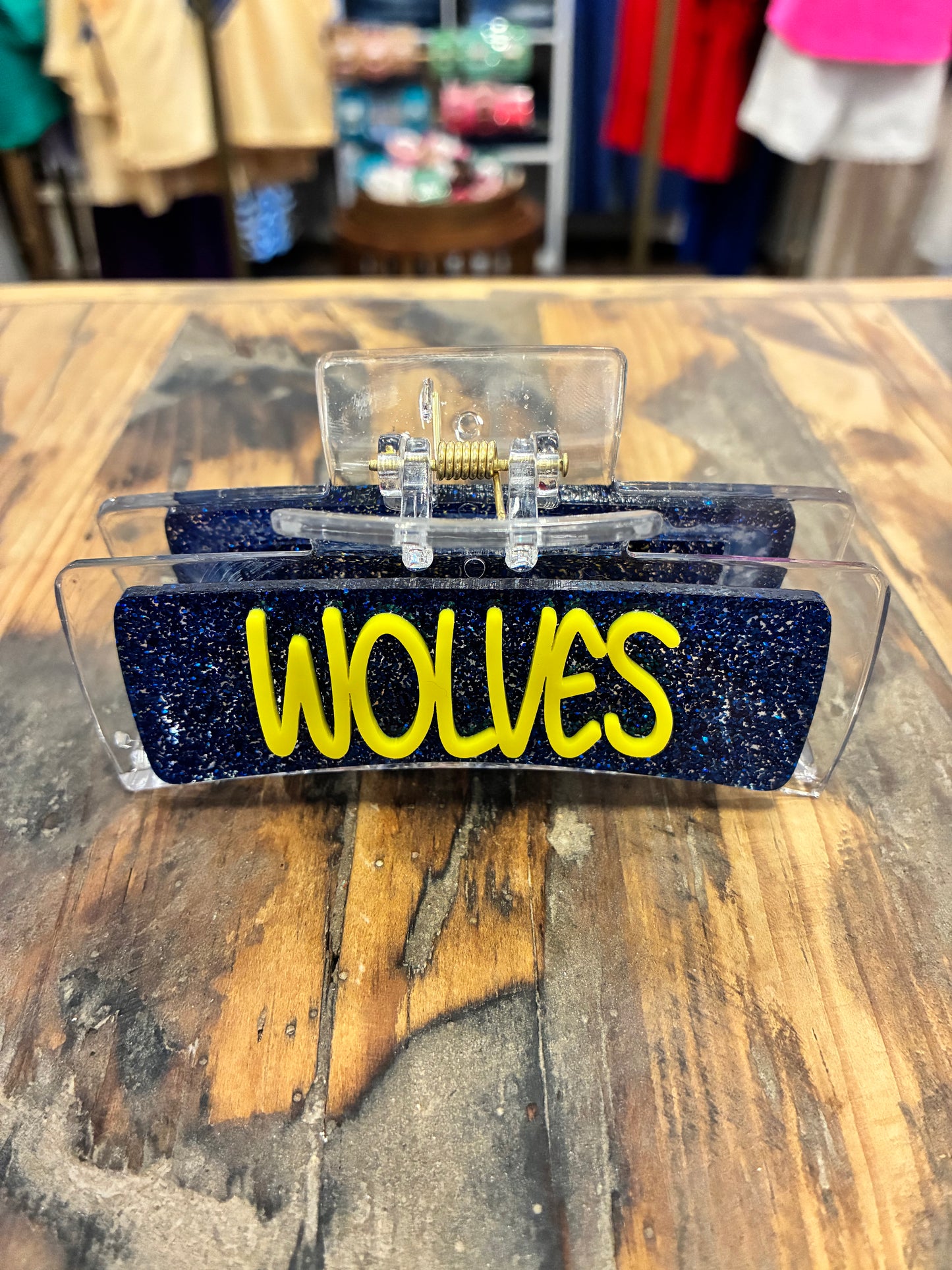 Wolves Hair Clip