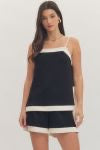 Summer Nights Black Shorts set