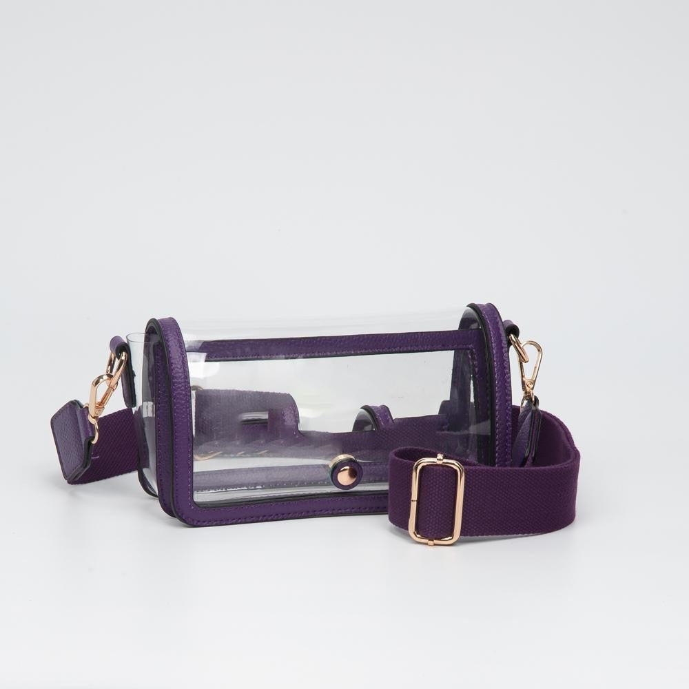 Purple Clear Bag