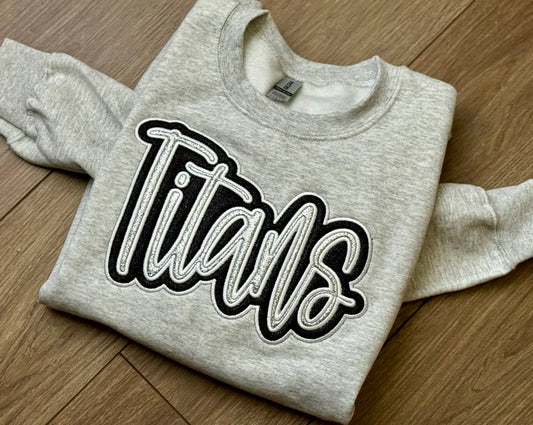 LHS Titans Embroidery Crew Neck