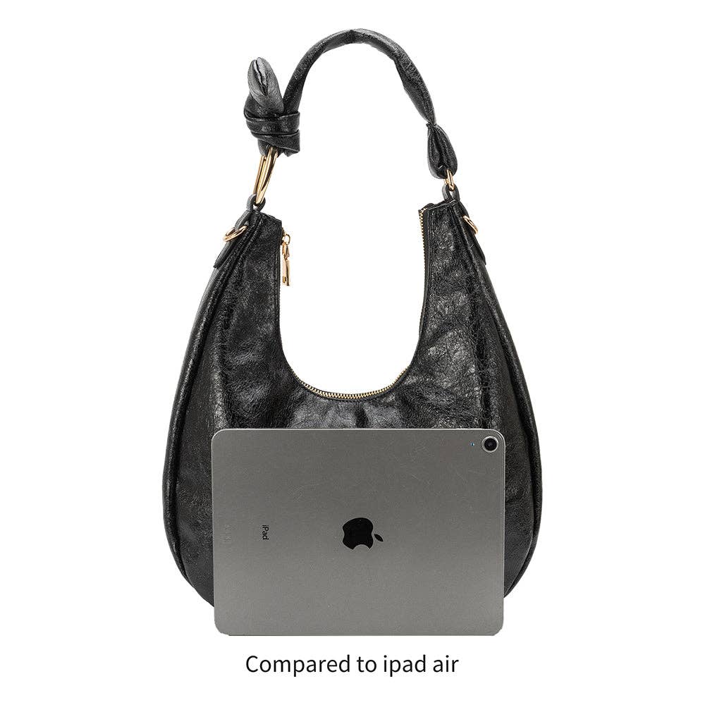 Lilie Gold Recycled Vegan Shoulder Bag