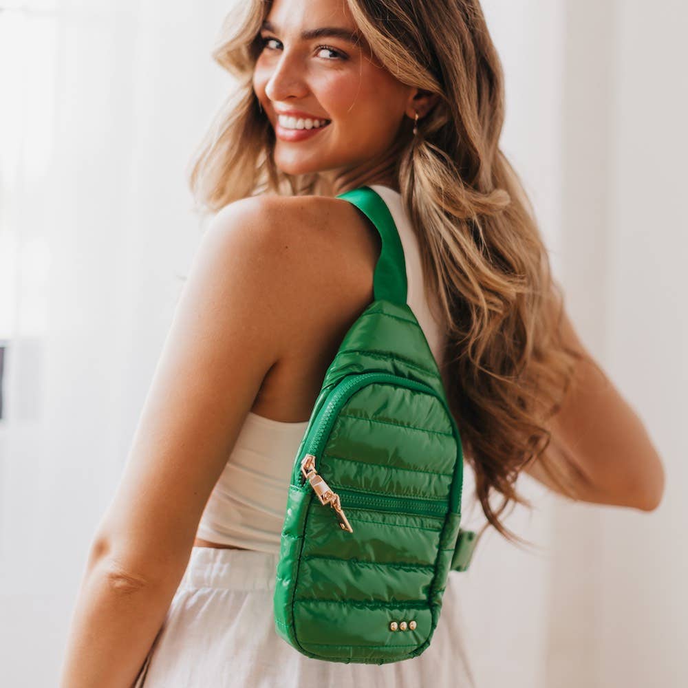 Green Sonali Sling Bag