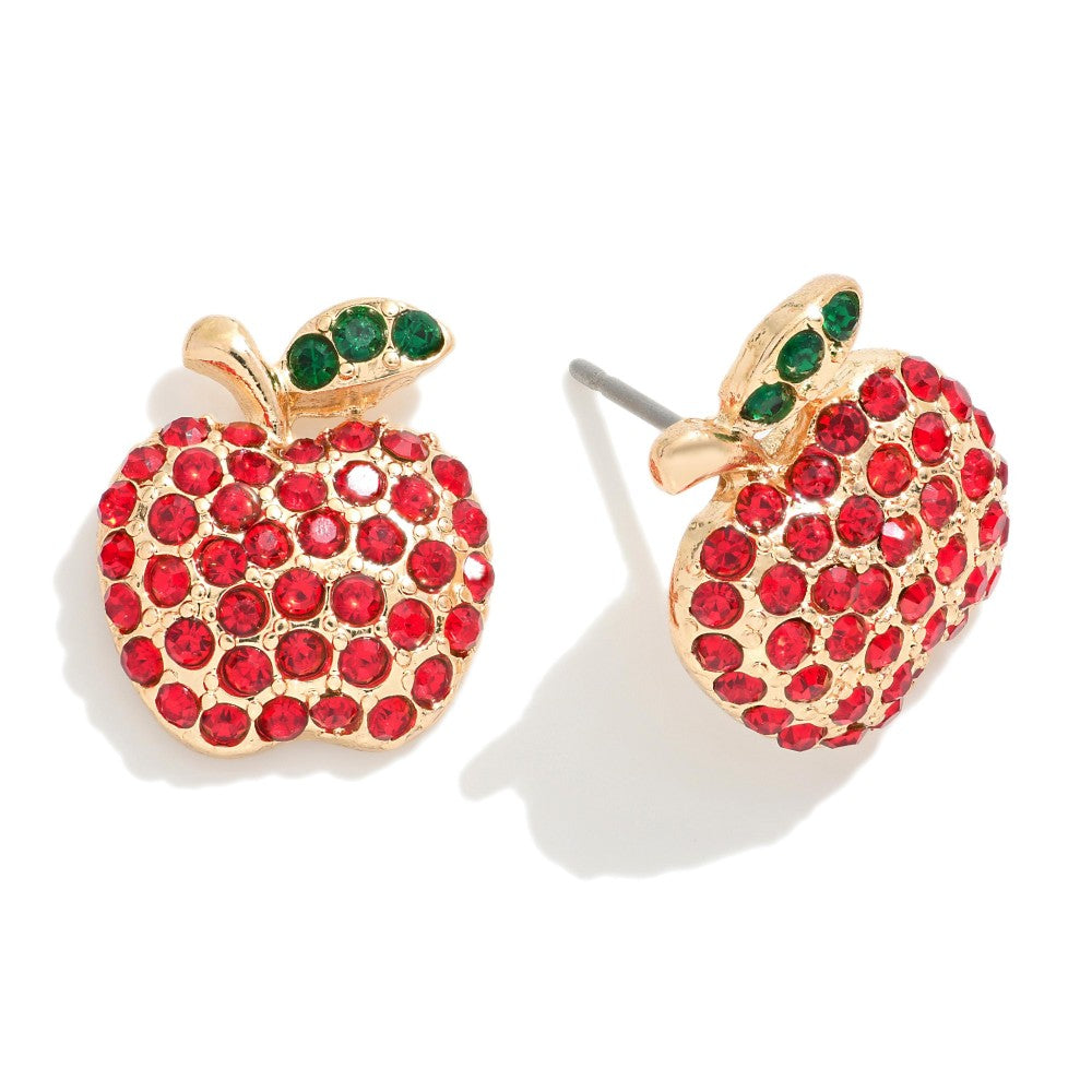 Teacher Apple Earrings