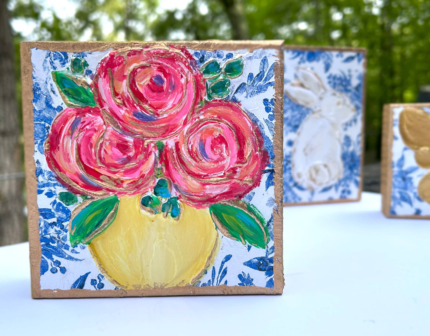 Chinoiserie Floral block |