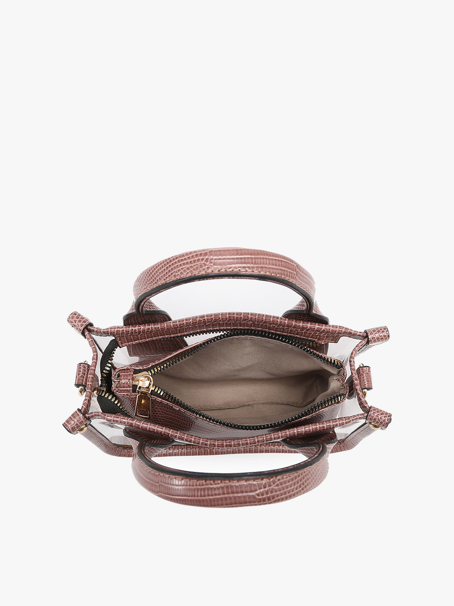 Stacey Clear Satchel w/ Inner Bag