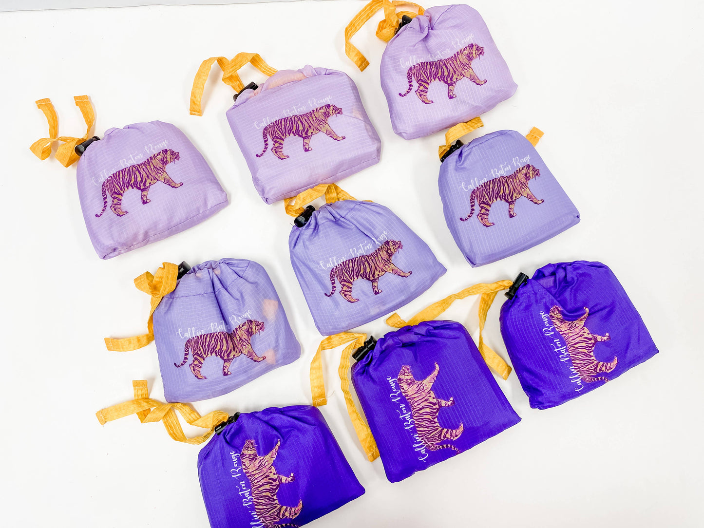 Lilac Callin' Baton Rouge Laundry Bags