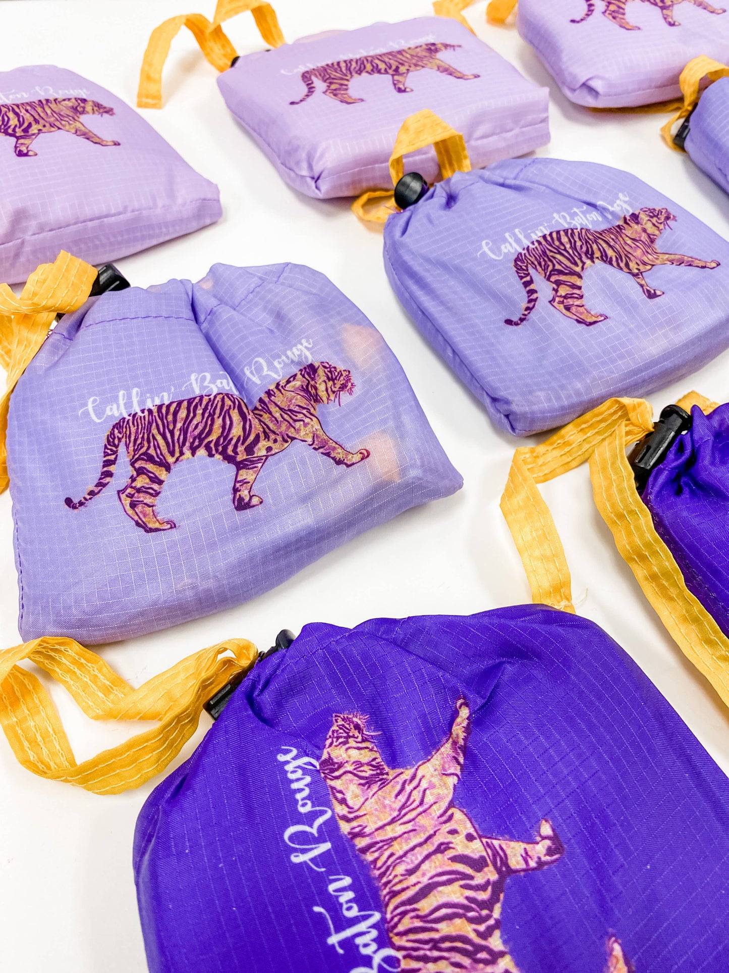 Lilac Callin' Baton Rouge Laundry Bags