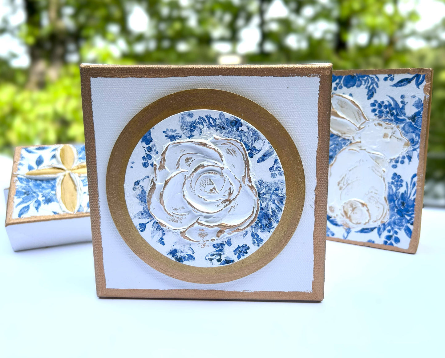 Chinoiserie Rose canvas |