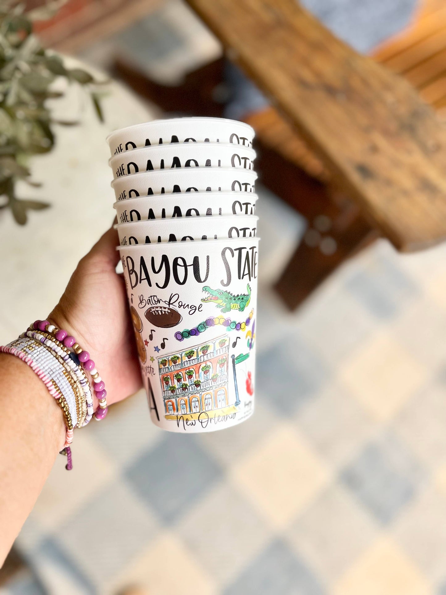 State of Louisiana Reusable Party Cups, state pride