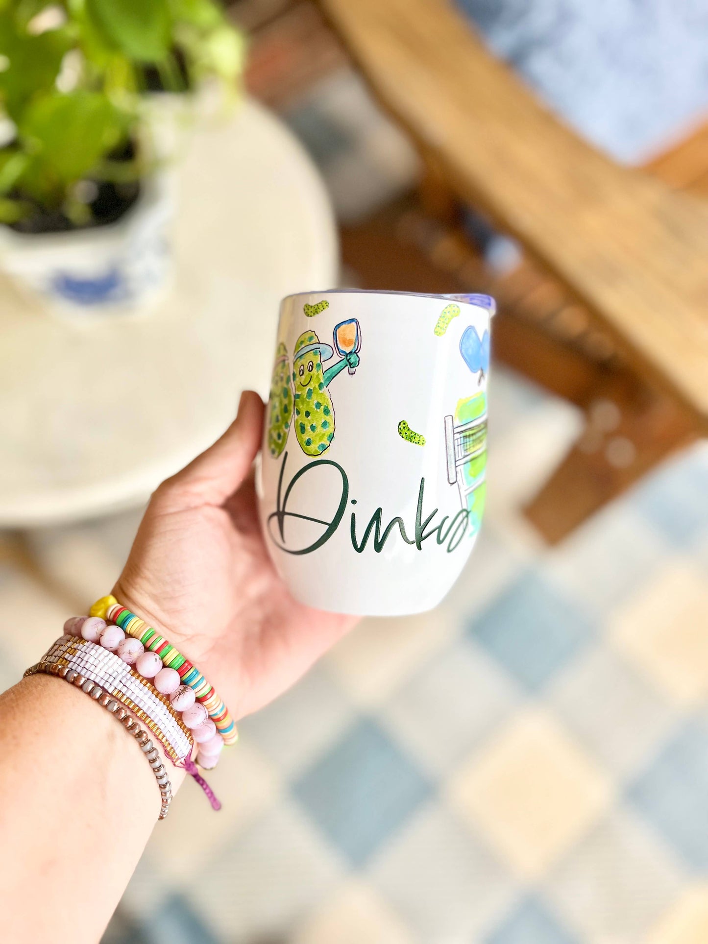 Dinks and Drinks 12 oz Tumbler , double insulated