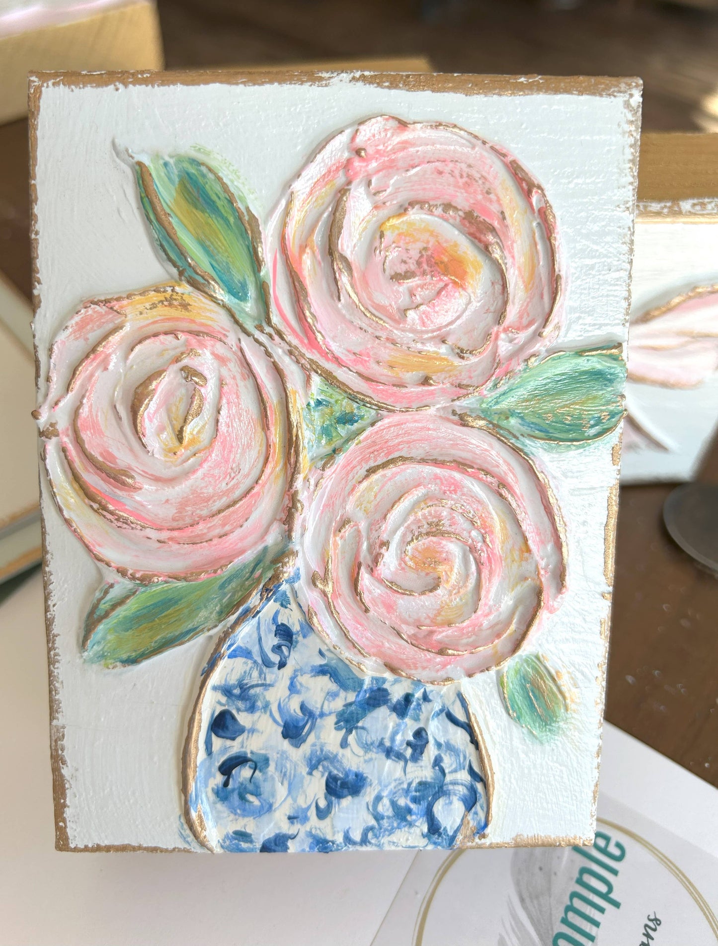 Floral vase | chinoiserie