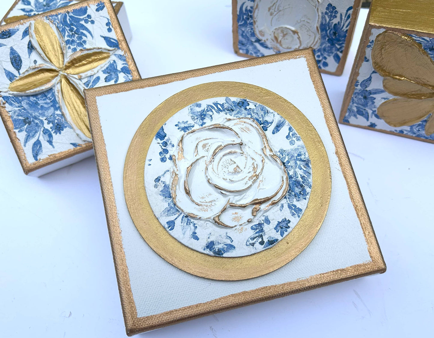 Chinoiserie Rose canvas |