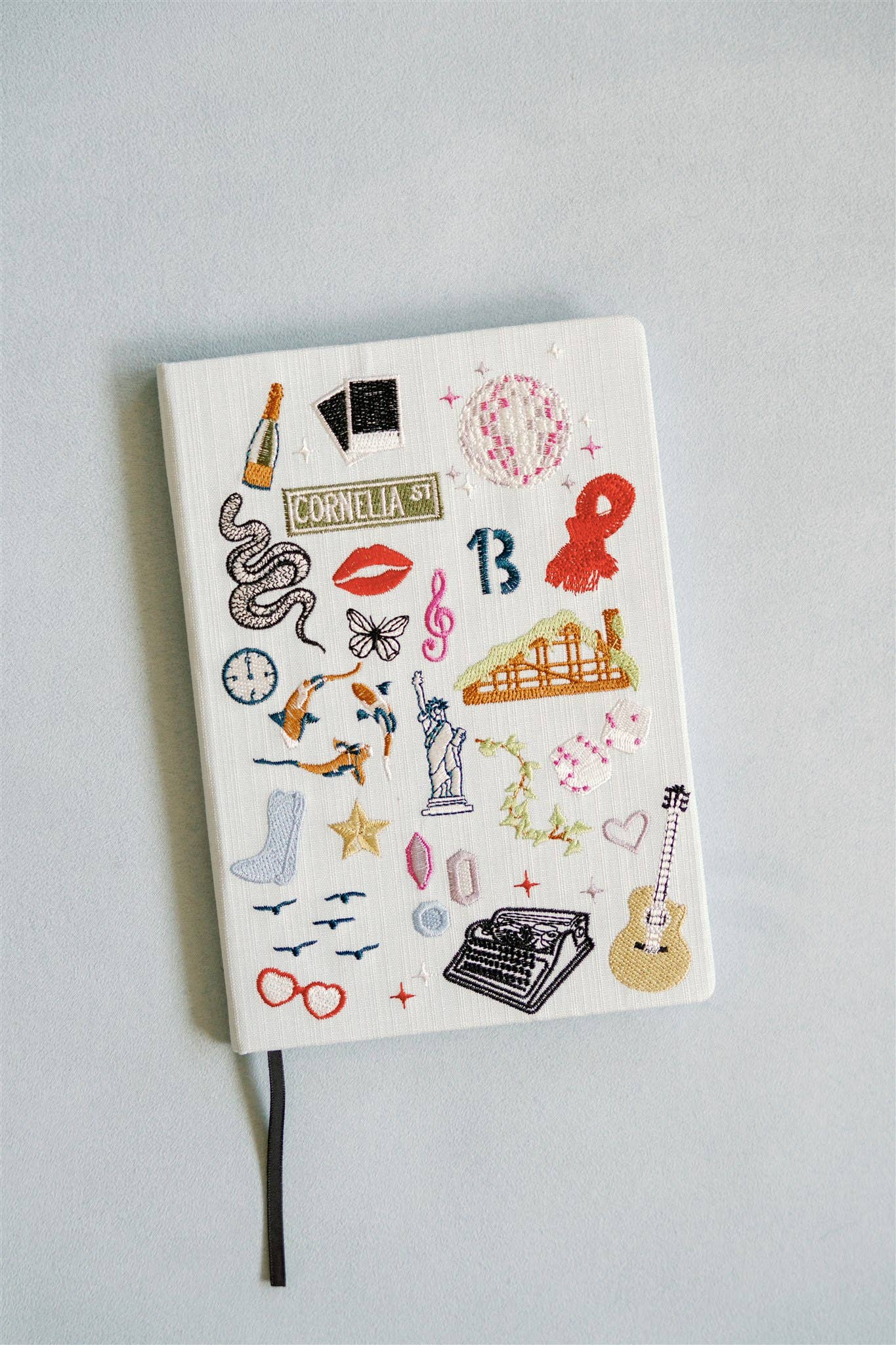 Embroidered Taylor Swift Hardcover Notebook UPDATED