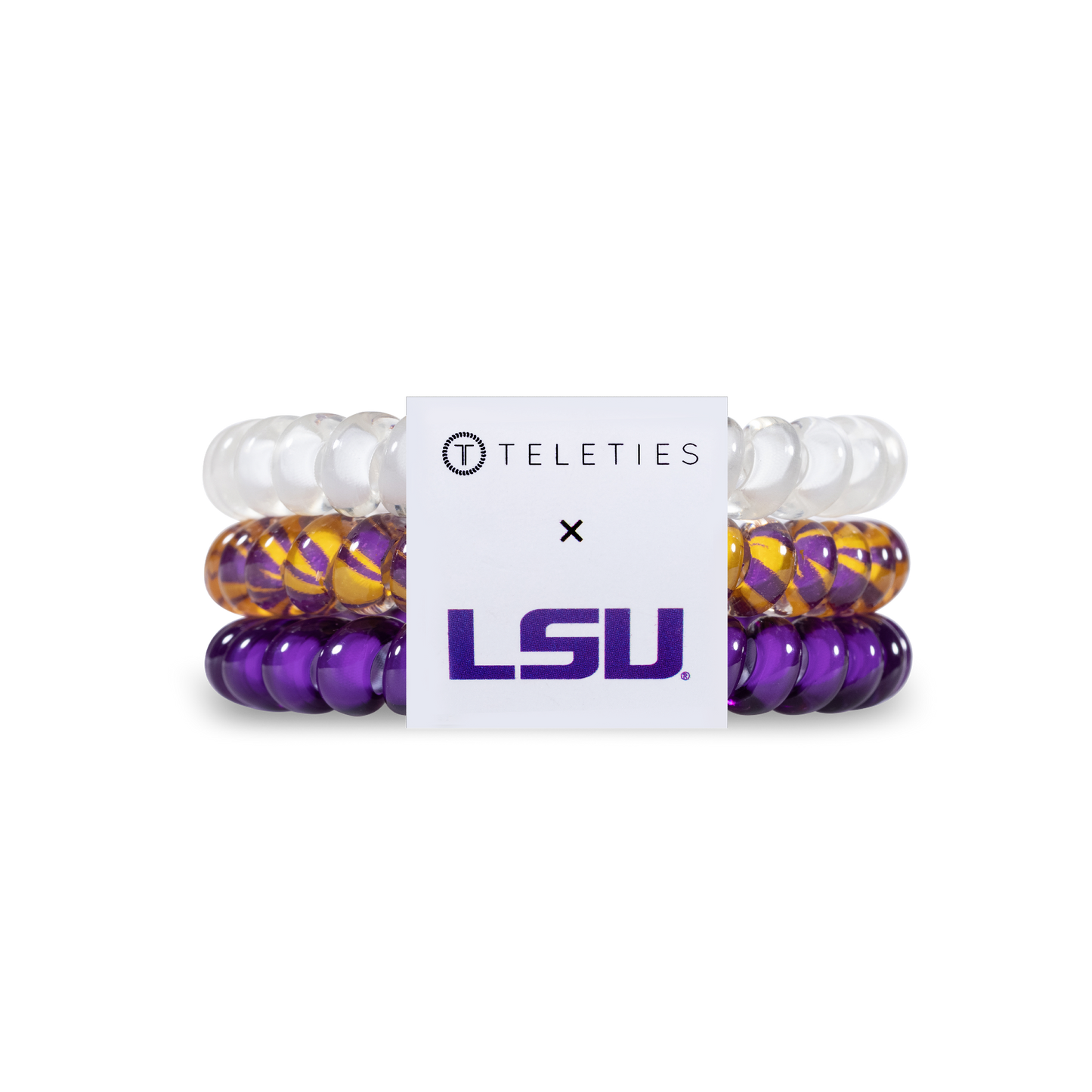 LSU Small Spiral Hair Coils Teleties