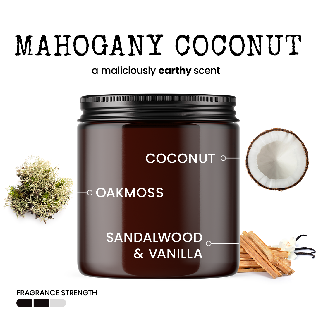 Please Don't Do Meth in Our Bathroom Scent: Mahogany Coconut