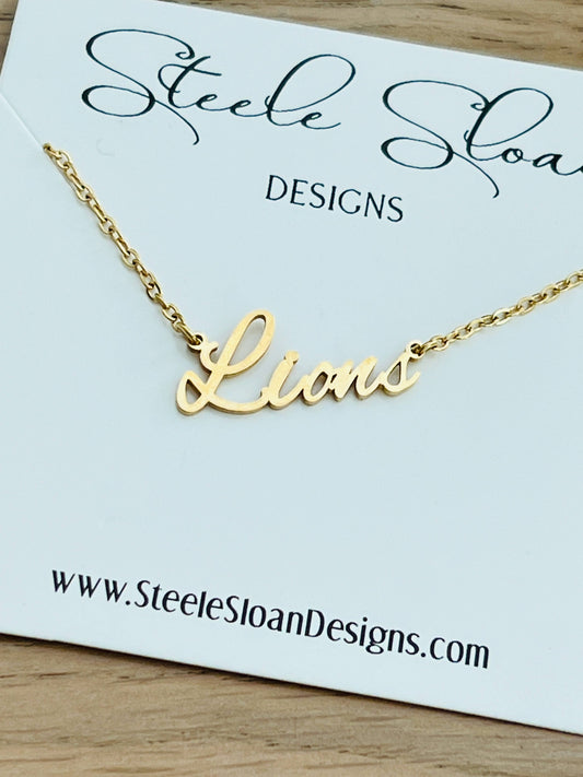Lions Necklace
