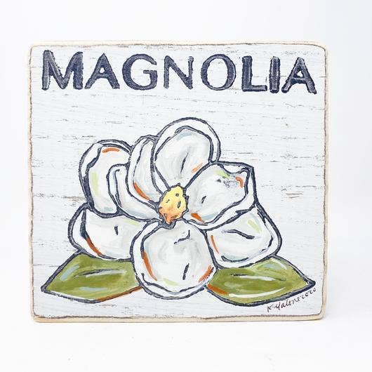Square Wood Signs - Fun Decorative Wall Decor: Oyster