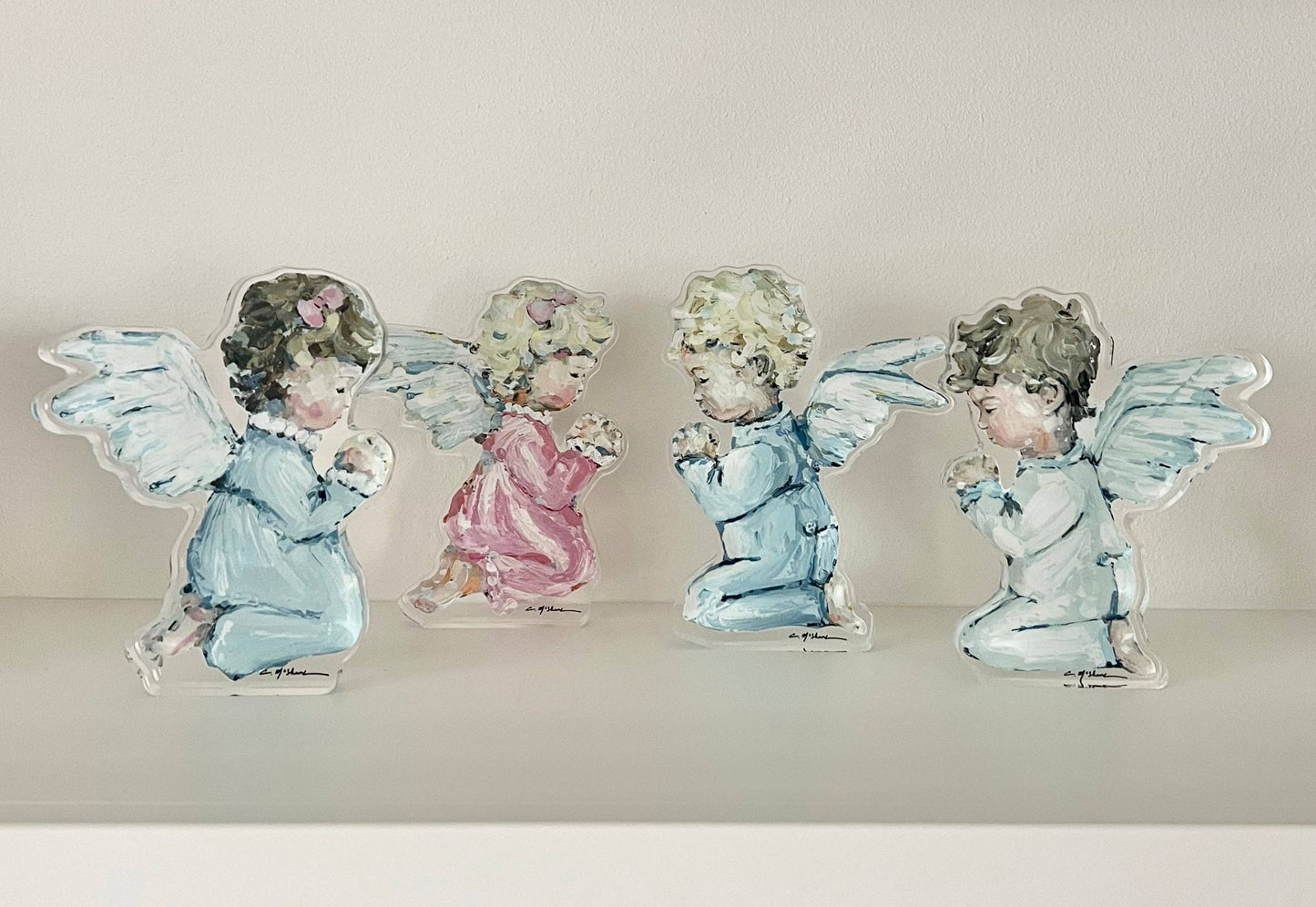 "Tiny Wings I" acrylic