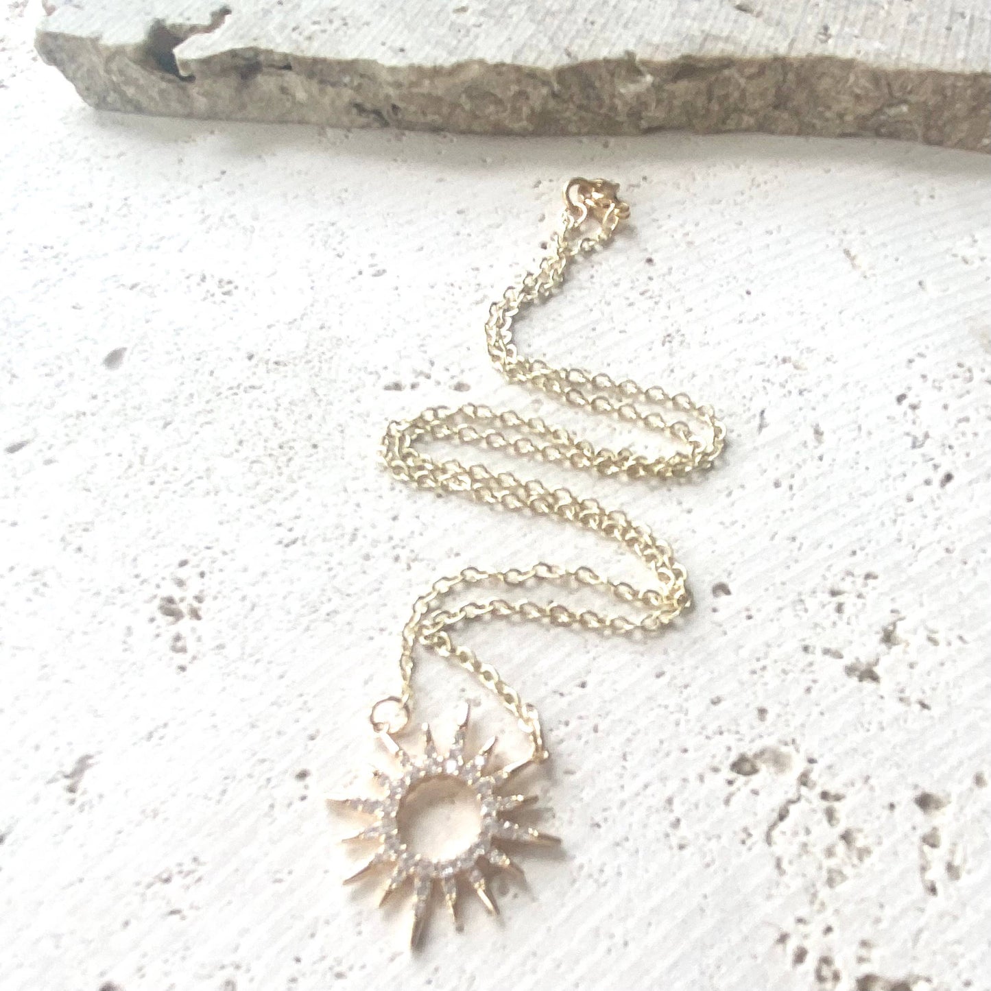 Sun celestial necklace