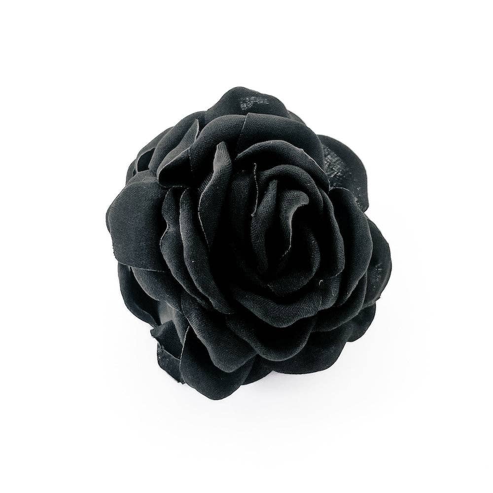 Blooming Rose Hair Claw Clip Assorted Colors