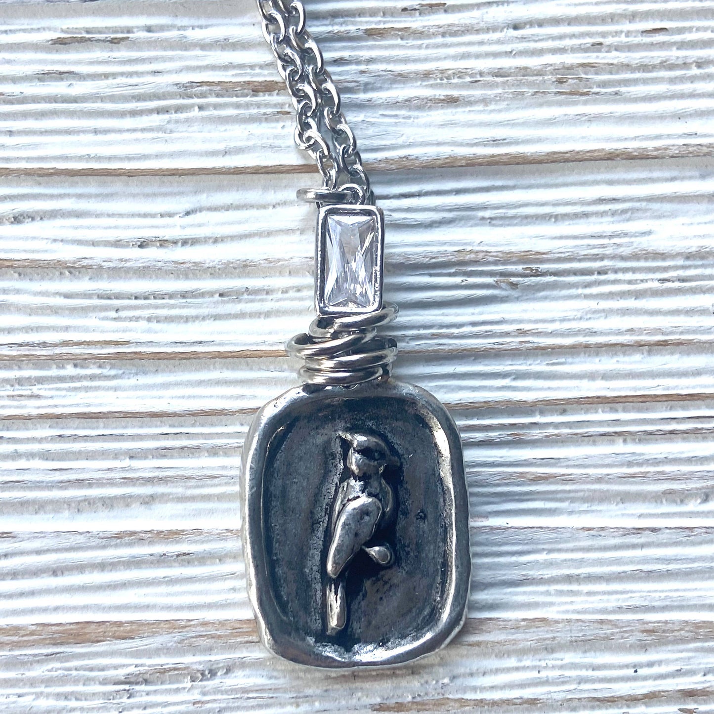 Cardinal necklace Memorial jewelry