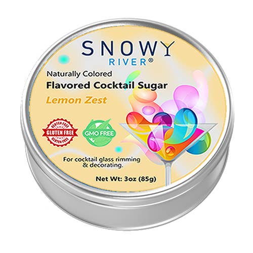 Snowy River Lemon Flavored Cocktail Sugar (1x3oz)