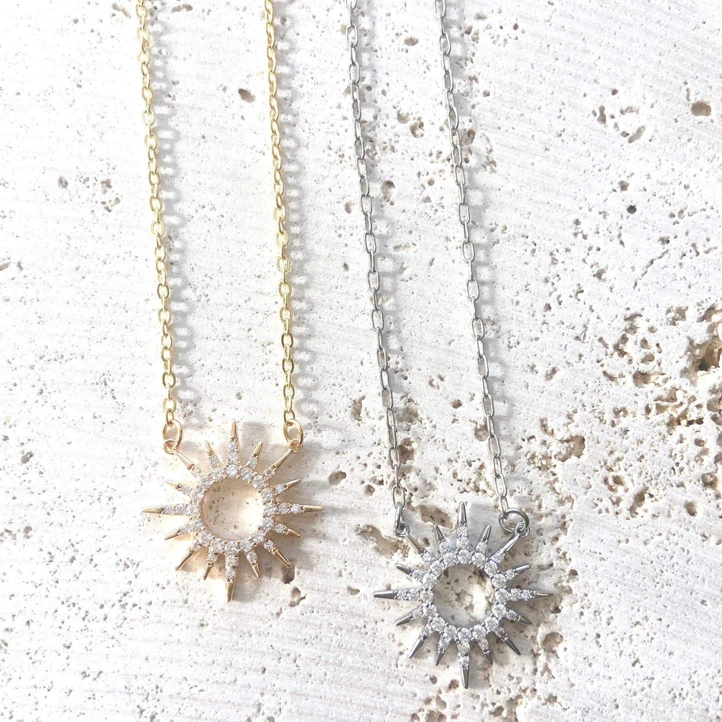 Sun celestial necklace